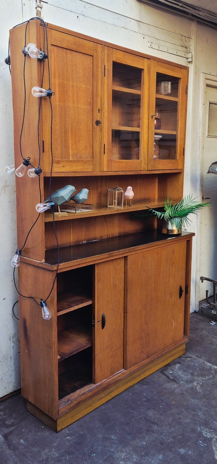 Vintage Houten Kast Apothekerskast, Ophalen, Vintage Fabriek, Info@vintagefabriek.com, 2033NJ