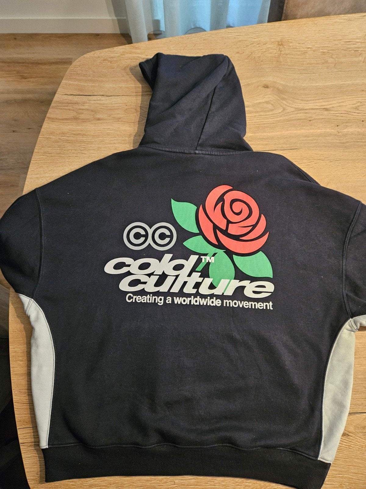 Cold Culture Hoodie Zwart Maat M, Kleding | Heren, Maat 48/50 (M), Zwart, Cold Culture, Ophalen of Verzenden