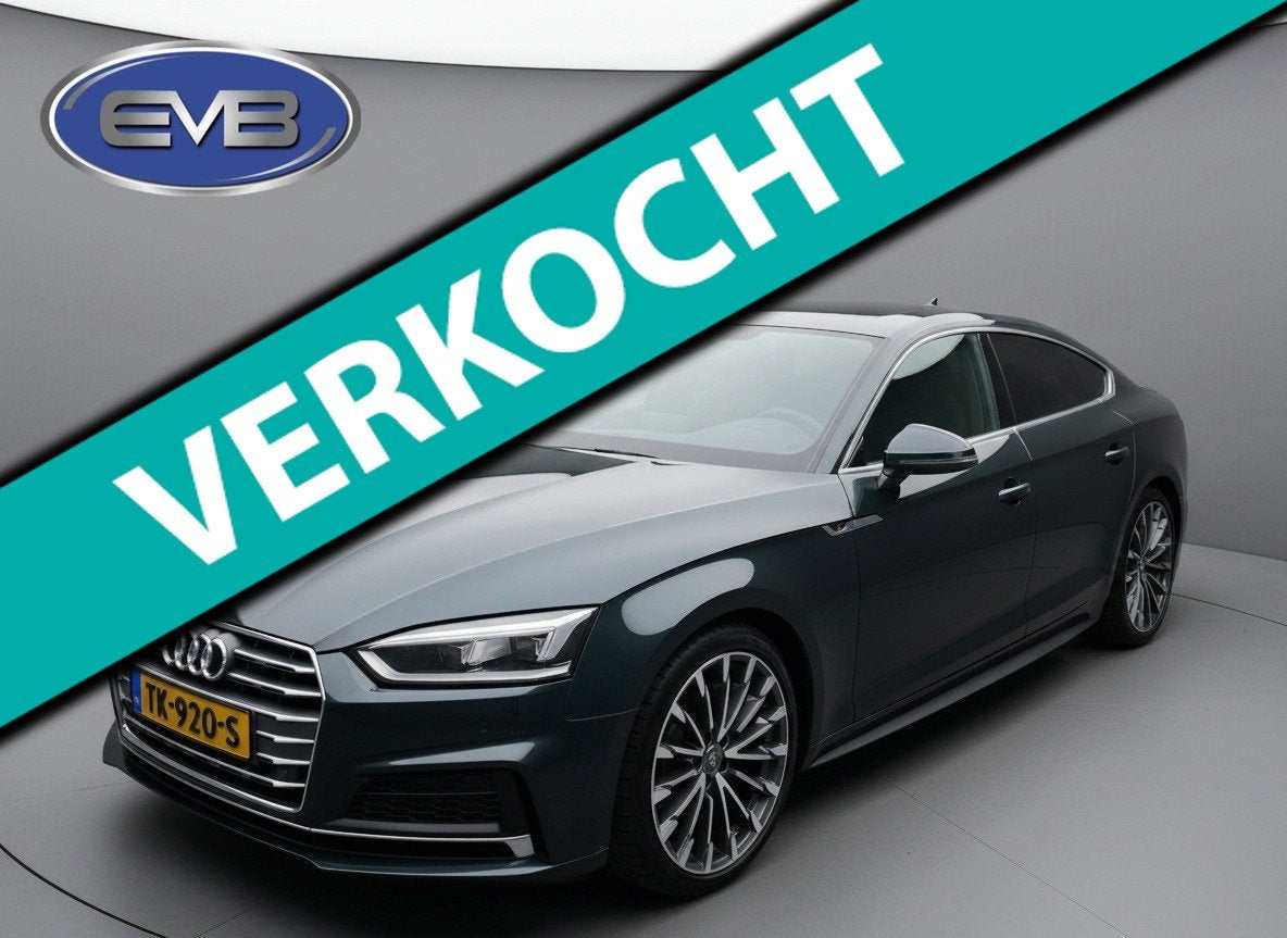 Audi A5 Sportback 1.4 TFSI AUTOMAAT Sport 2x S-line Edition,, Auto's, Dealer onderhouden, Metallic lak, Gebruikt, Euro 6