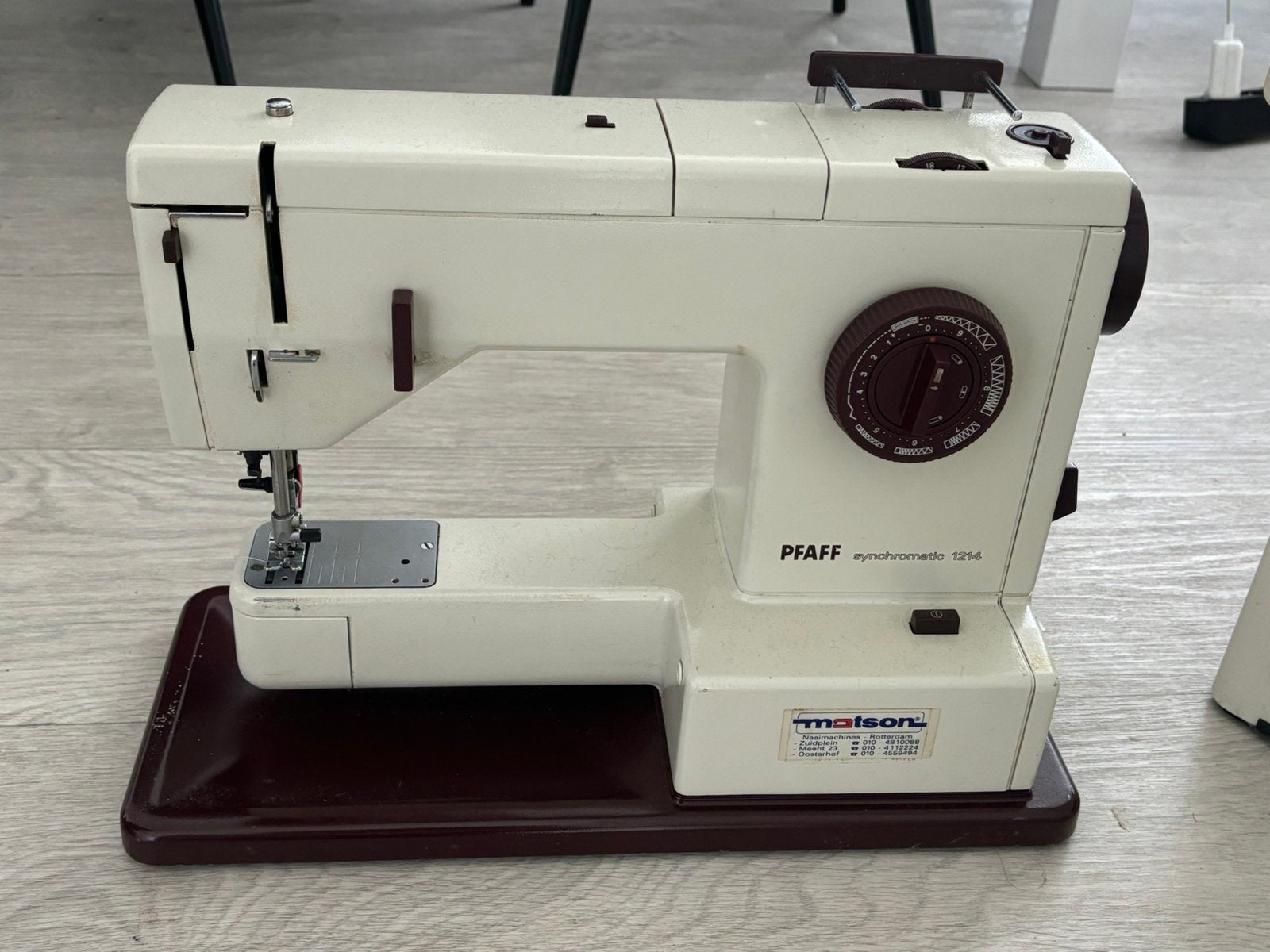 Pfaff synchromatic 1214 naaimachine, Ophalen of Verzenden, Zo goed als nieuw, Naaimachine, Pfaff