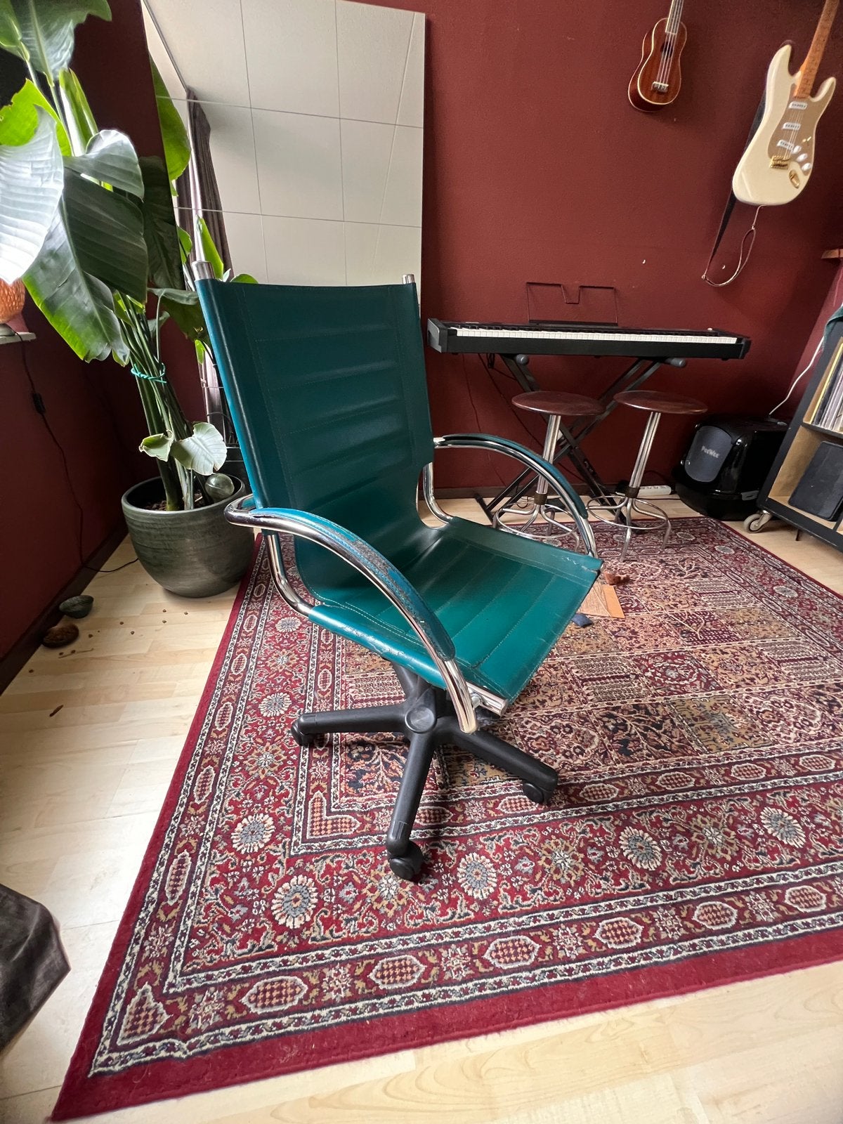Gratis bureaustoel, Ophalen, Gebruikt, Zwart