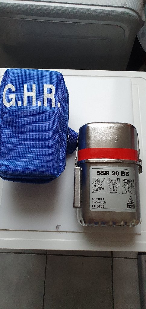 MSA Auer SSR 30 BS zuurstof zelfredder / vluchttoestel, Ophalen of Verzenden, Nieuw