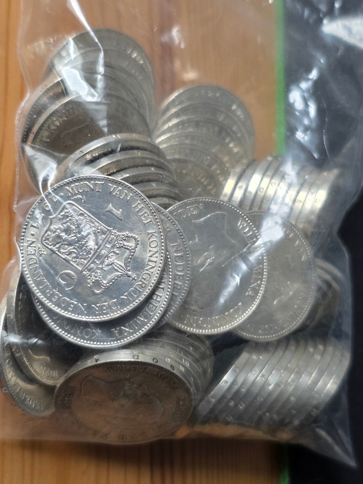 1 guldens Wilhelmina 1922-1931, 1 gulden, Zilver, Koningin Wilhelmina, Verzenden