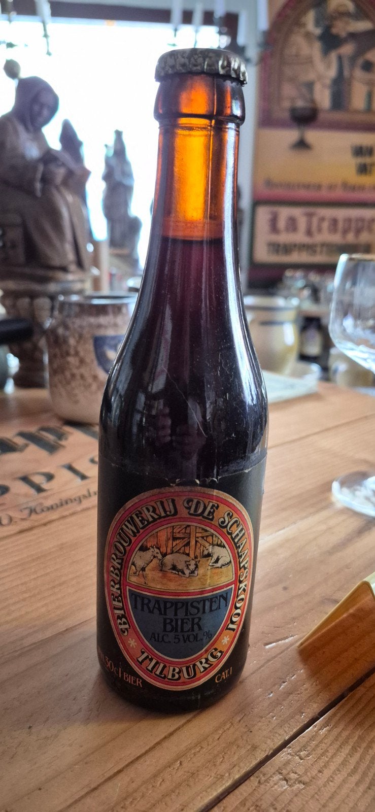 Volle fles La Trappe Koningshoeven Schaapskooi bier, Ophalen of Verzenden