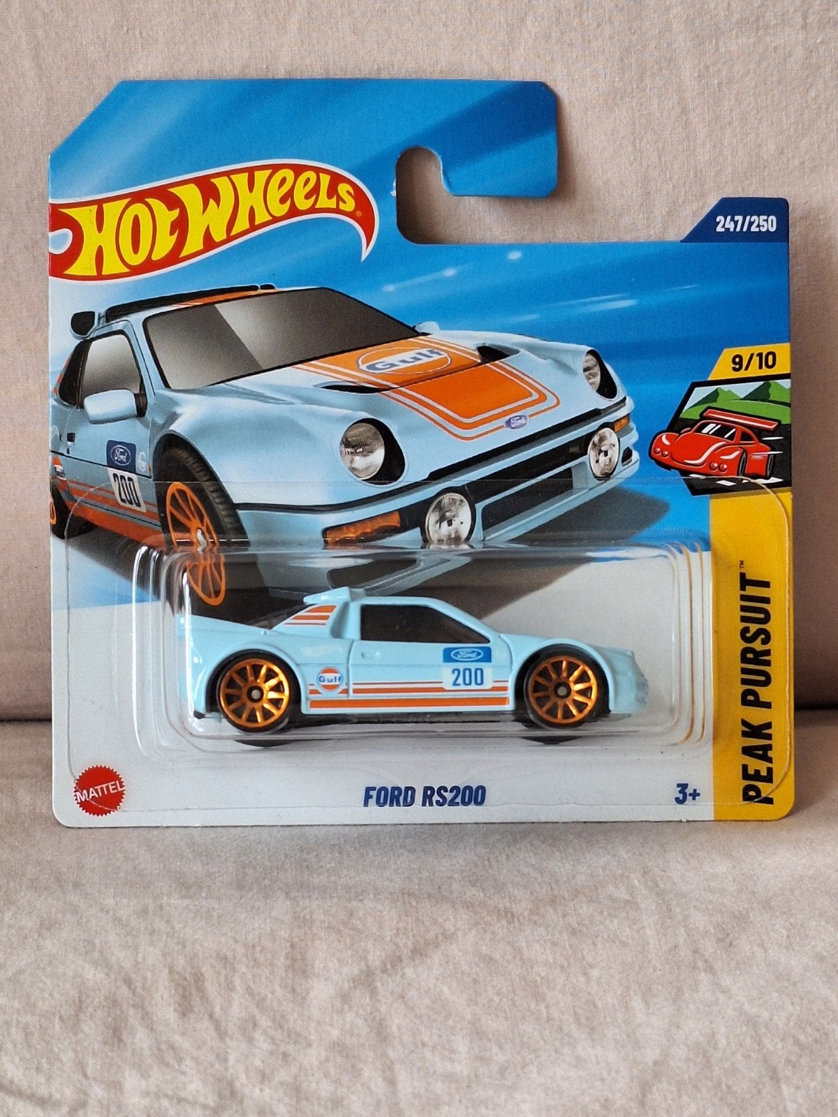 Hot Wheels Ford RS200 GULF - NIEUW nr. 247/250, Ophalen of Verzenden, Nieuw