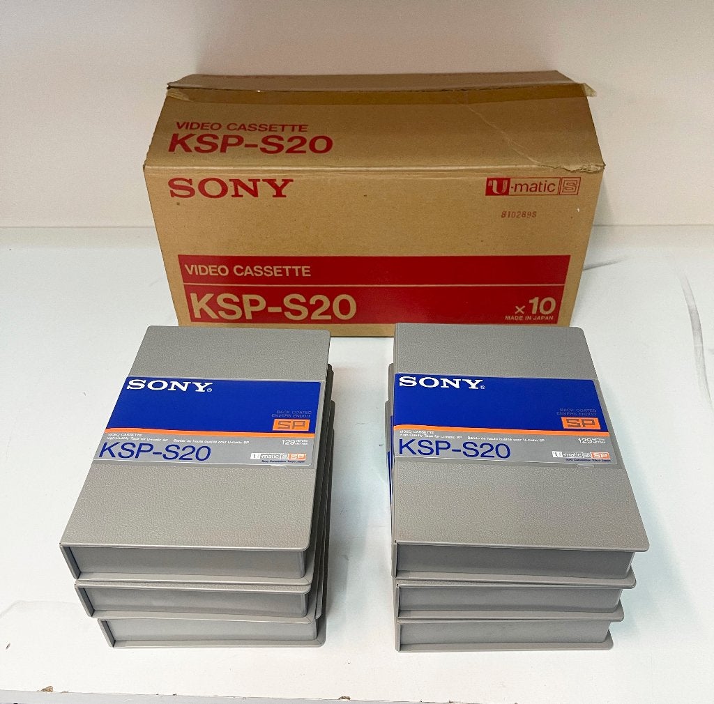 SONY KSP-S20 U-matic ¾” SP Video Cassette Tape(Nieuw), N, N, Overige typen, Nieuw