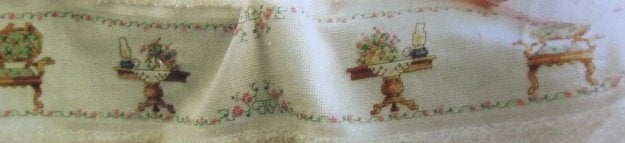 Borduurpatroon  Antieke stoel en tafel  nr 5905, Verzenden, Nieuw, Handborduren, Patroon