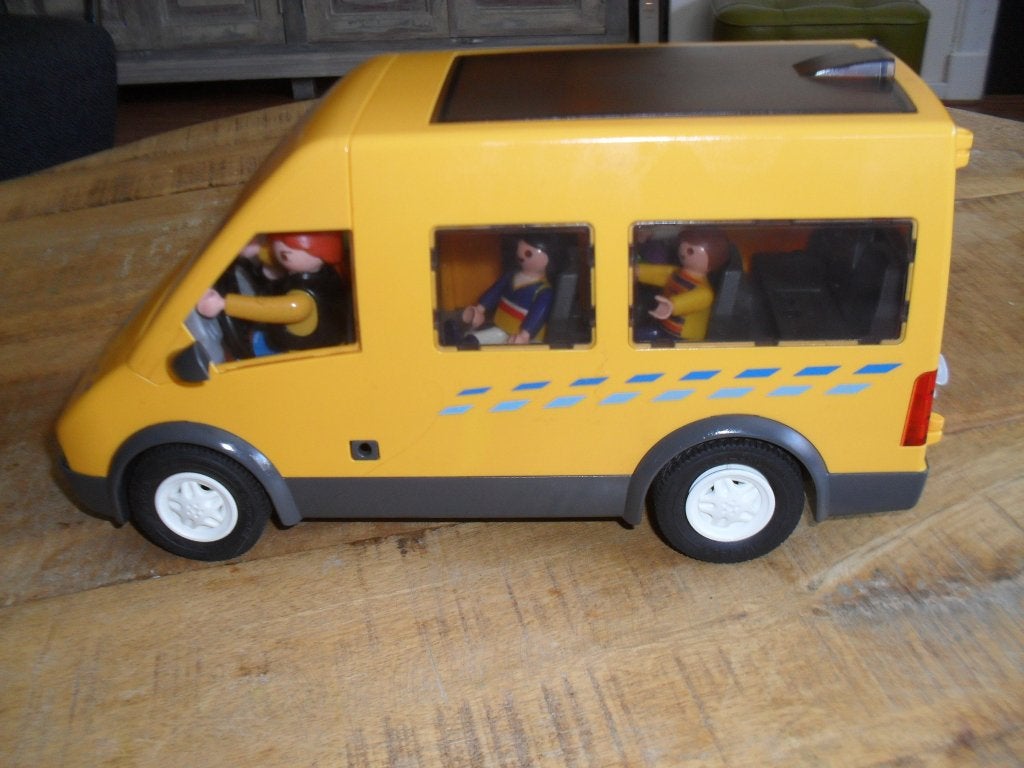 Playmobil schoolbus setje no 43, Ophalen of Verzenden, Zo goed als nieuw, Los playmobil