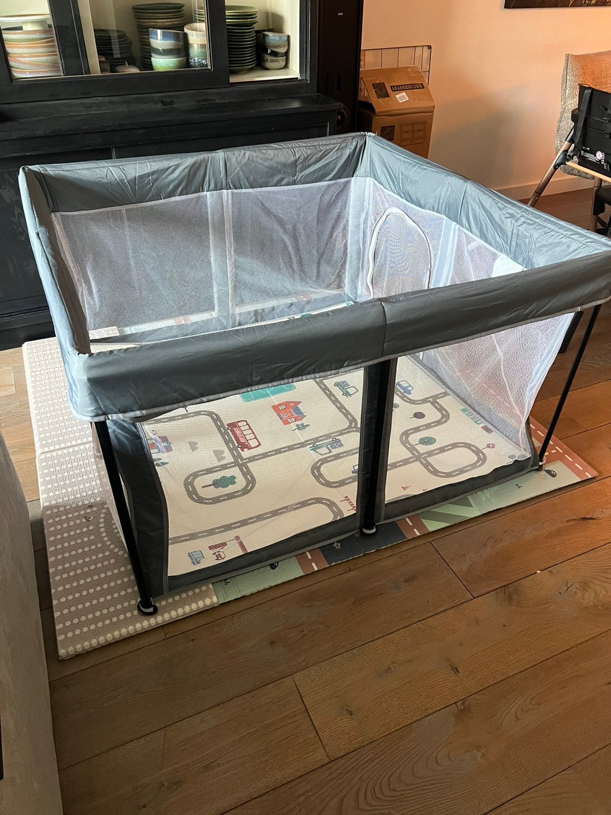 Grondbox Lucellia, Ophalen, Zo goed als nieuw, Vierkant, Boxkleed