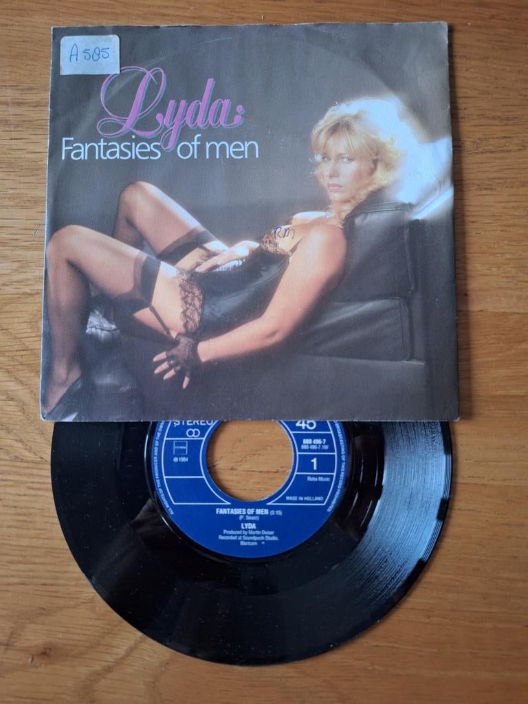 Lyda - Fantasies of Men - Vinyl Single (1984), Ophalen of Verzenden, Gebruikt, 7 inch, Single