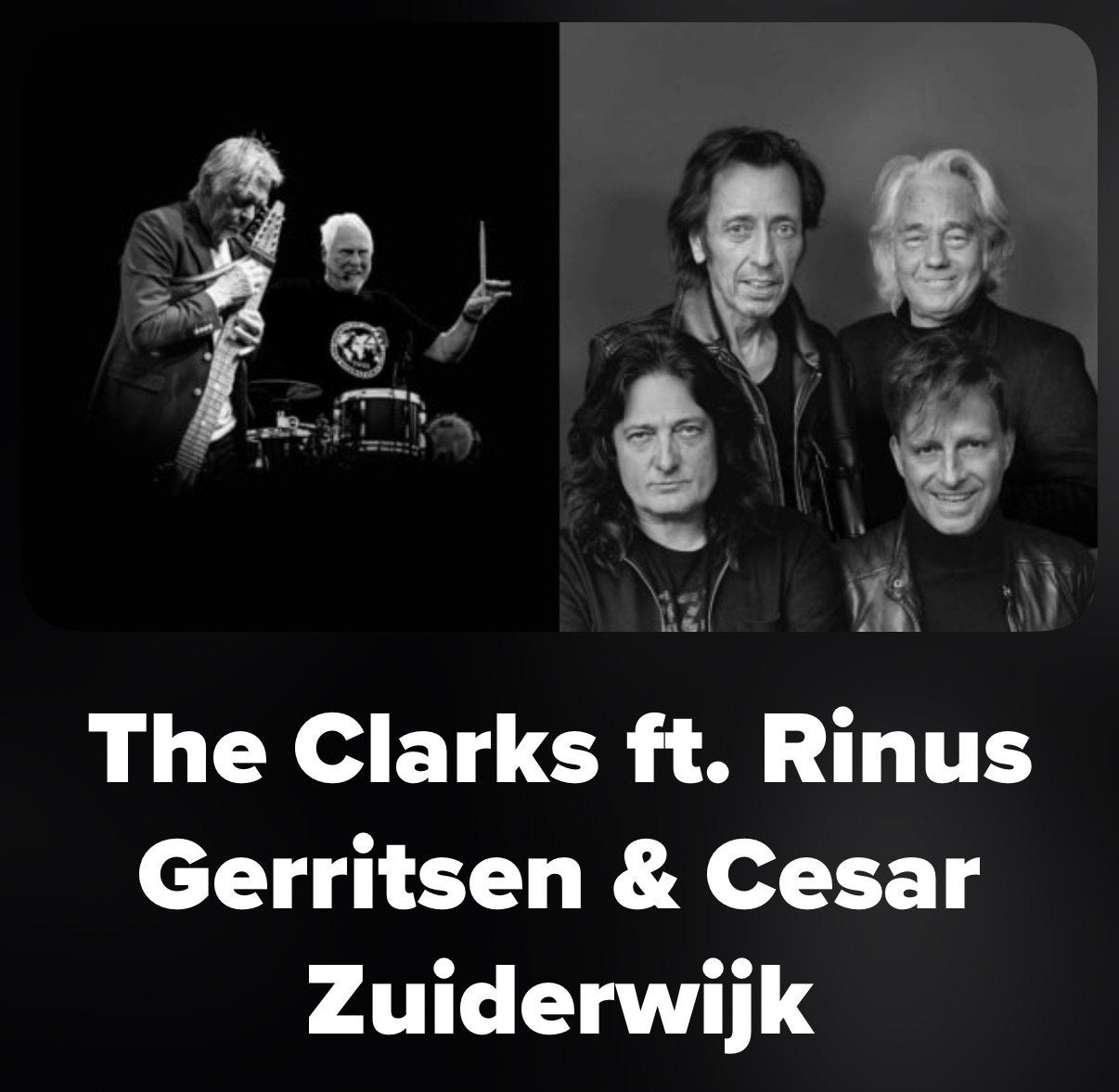 3 kaarten The Clarks ft.Cesar Zuiderwijk en Rinus Gerritsen, Tickets en Kaartjes, Drie personen of meer, Oktober