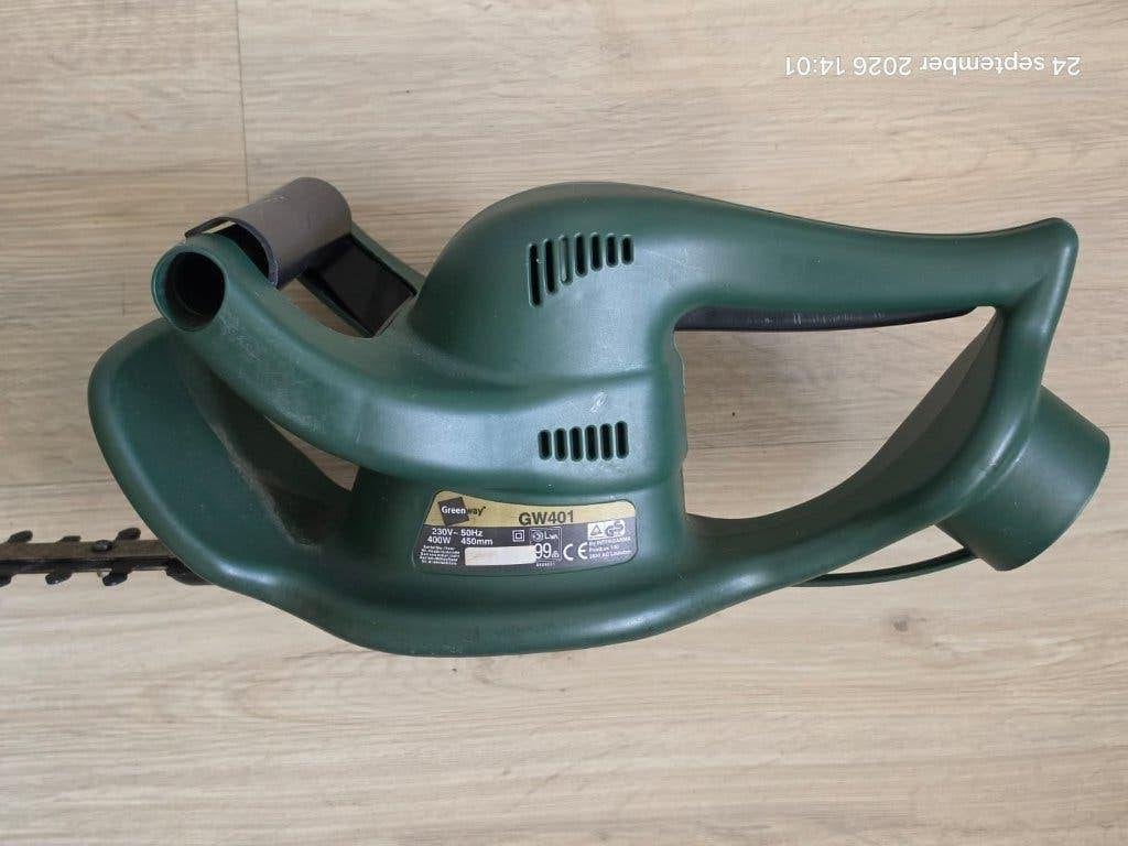 Greenway GW401 Elektrische Heggeschaar, Tuin en Terras, Ophalen, Gebruikt, Elektrisch, Greenway