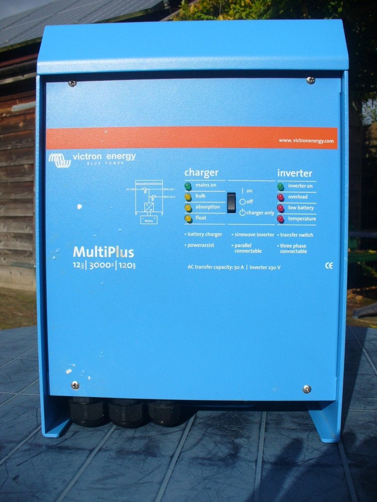 Victron Multiplus 12/3000/120 omvormer/lader 12V 3000va 120A, Ophalen of Verzenden, Gebruikt, Kabel of Apparatuur