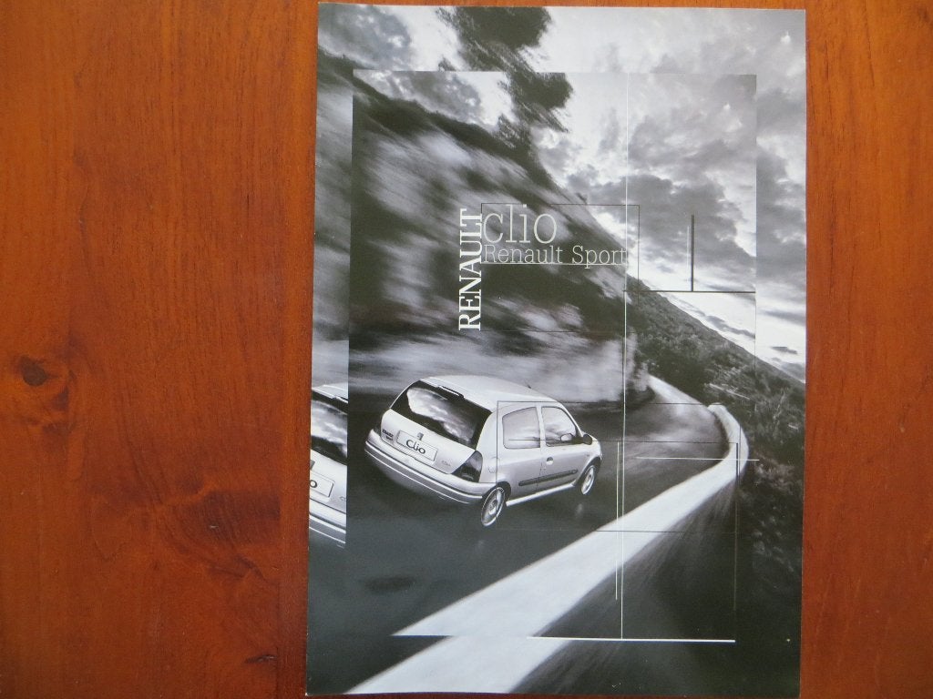 Renault Sport Clio 2.0 16V (maart 2000), Boeken, Ophalen of Verzenden, Nieuw, Renault