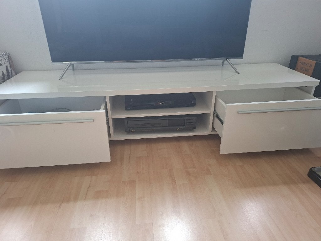 Tv meubel, Huis en Inrichting, Kasten | Televisiemeubels, Ophalen, 150 tot 200 cm, Zo goed als nieuw, Minder dan 100 cm