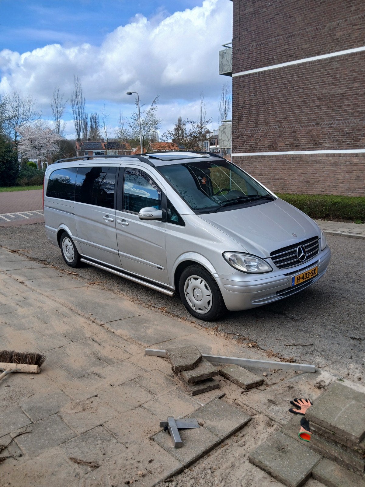 Te koop mercedes viano 3.2 benzine 9 persoons, Auto's, Bestelauto's, Particulier, Te koop