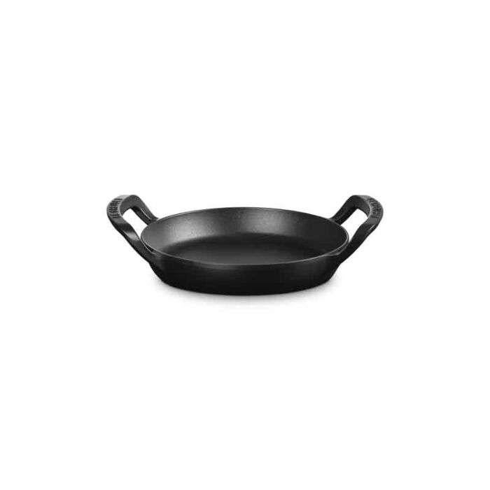 Gezocht le creuset bbq outdoor skillet 25 cm, Huis en Inrichting, Ophalen of Verzenden, Zo goed als nieuw, Gietijzer, Koekenpan of Braadpan