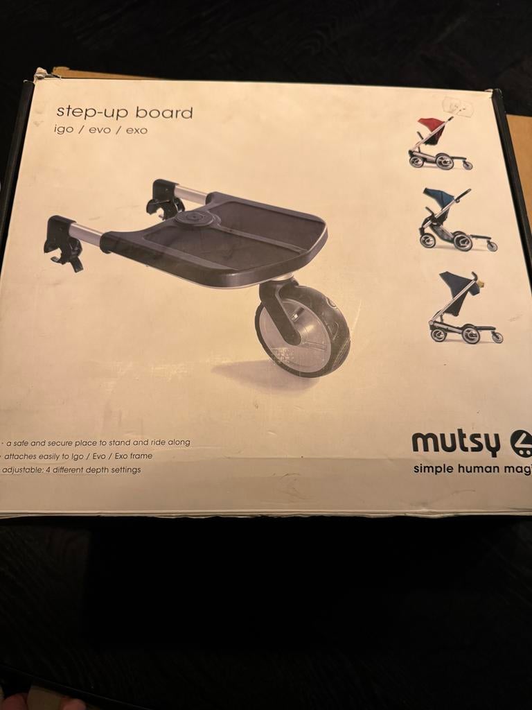 Mutsy step-up board voor Igo/Evo/Exo, Kinderen en Baby's, Ophalen of Verzenden, Gebruikt, Mutsy
