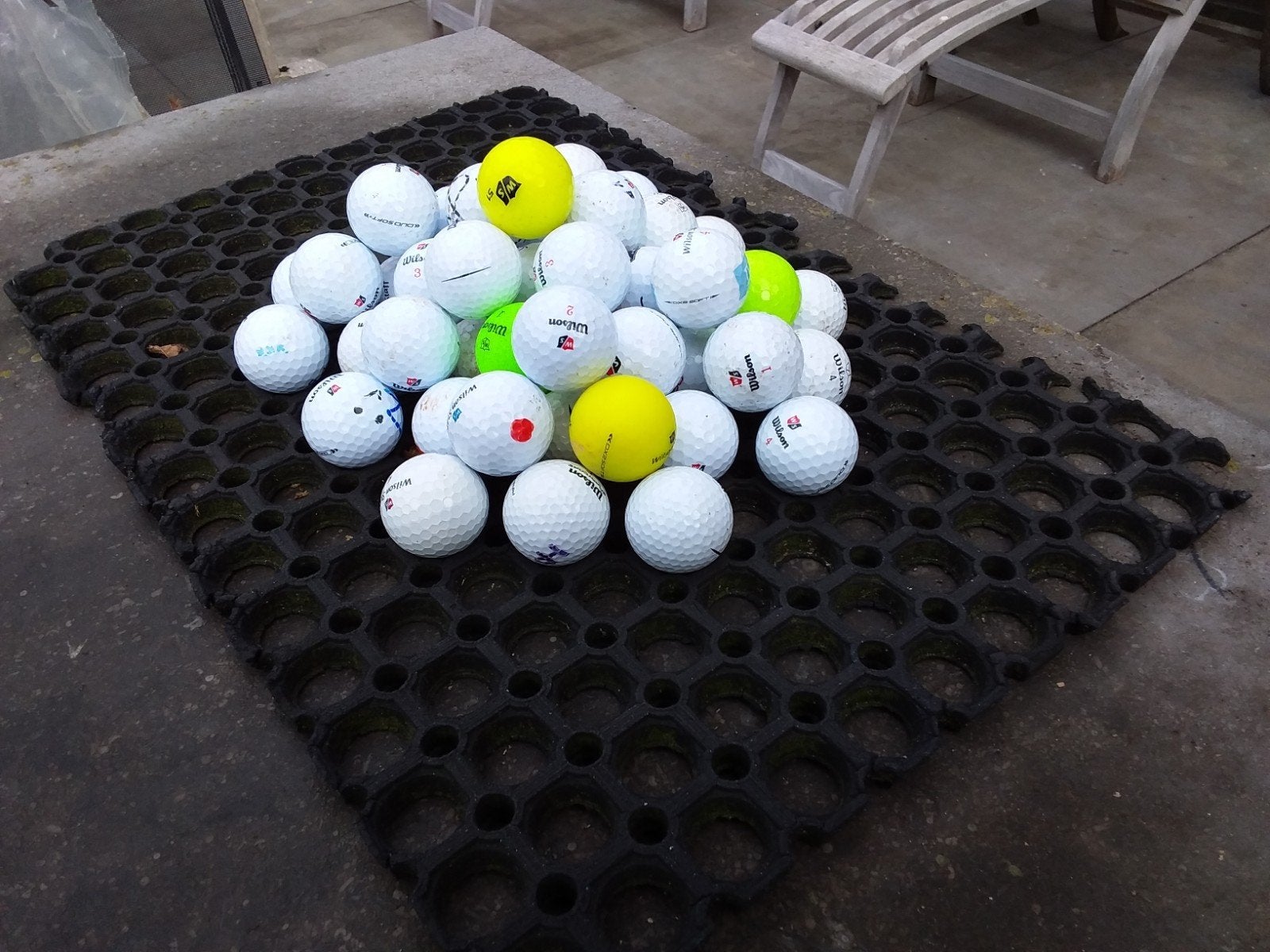 50 Wilson golfballen, Ophalen of Verzenden, Bal(len)