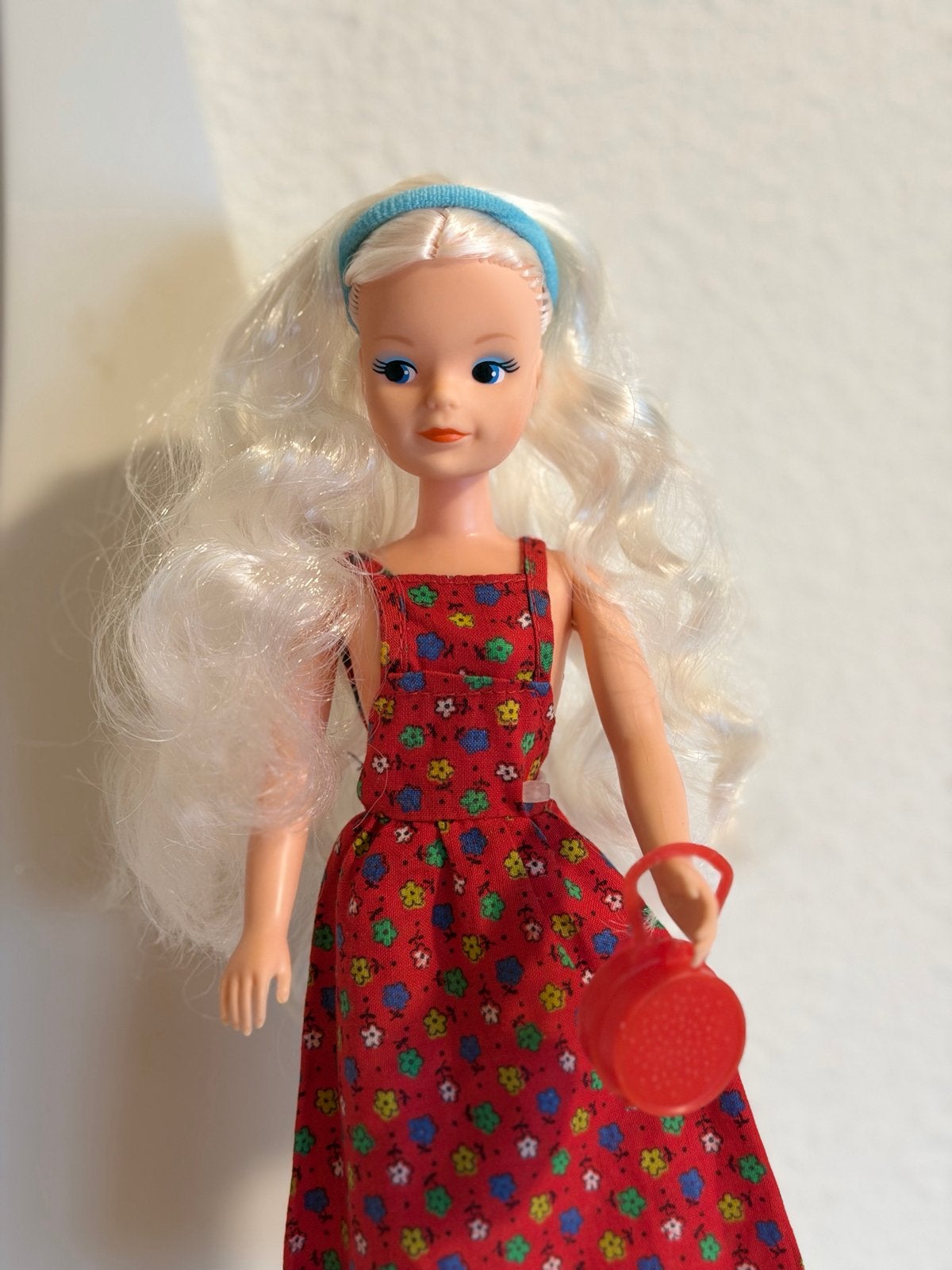 Sindy Pop OOAK Platinum Blond Krullend Haar, Verzamelen, Ophalen of Verzenden, Zo goed als nieuw, Pop