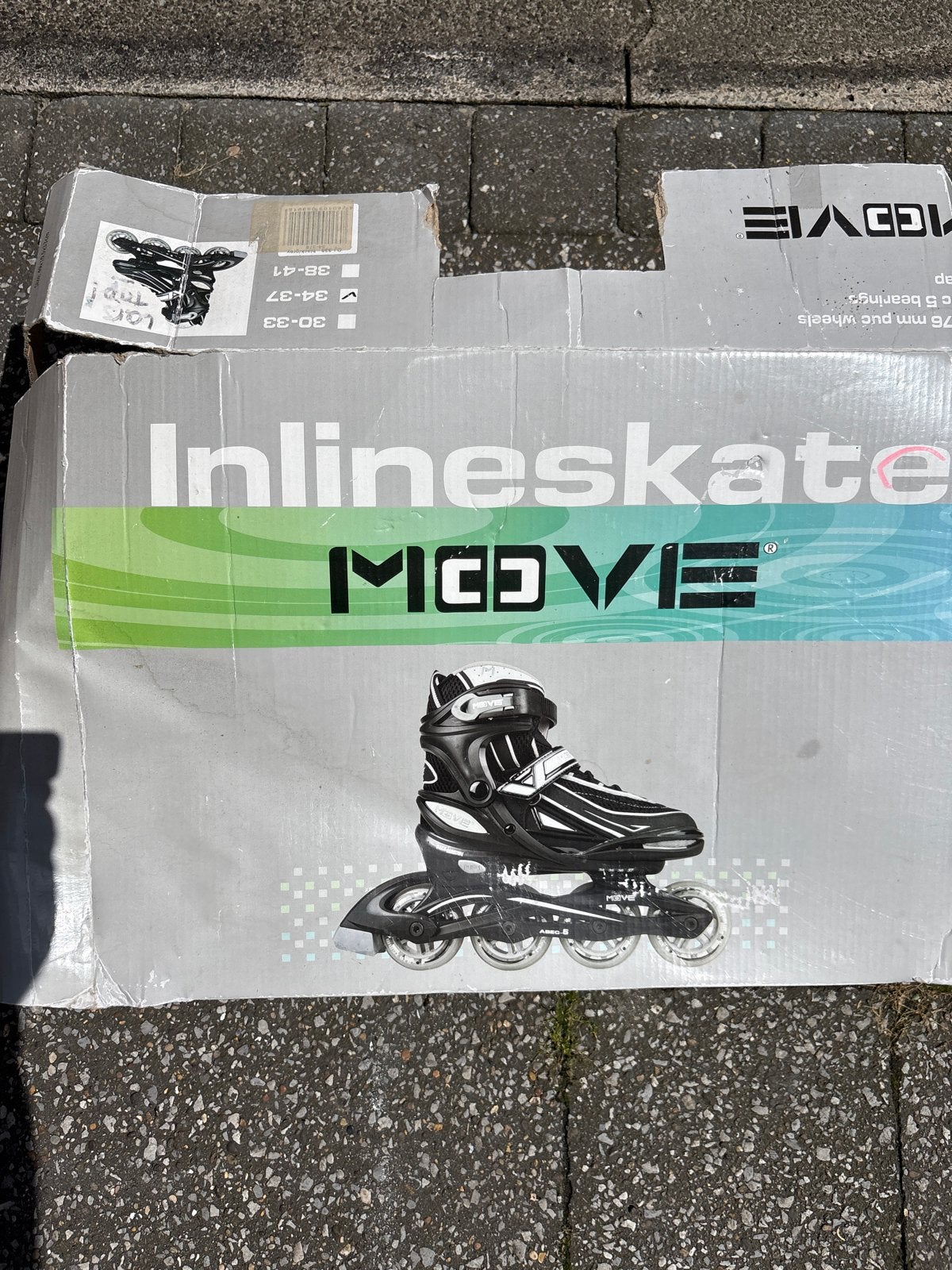Verstelbare Inline Skates Move - Maat 34-37, Overige merken, Kinderen, Ophalen of Verzenden, Inline skates 4 wielen