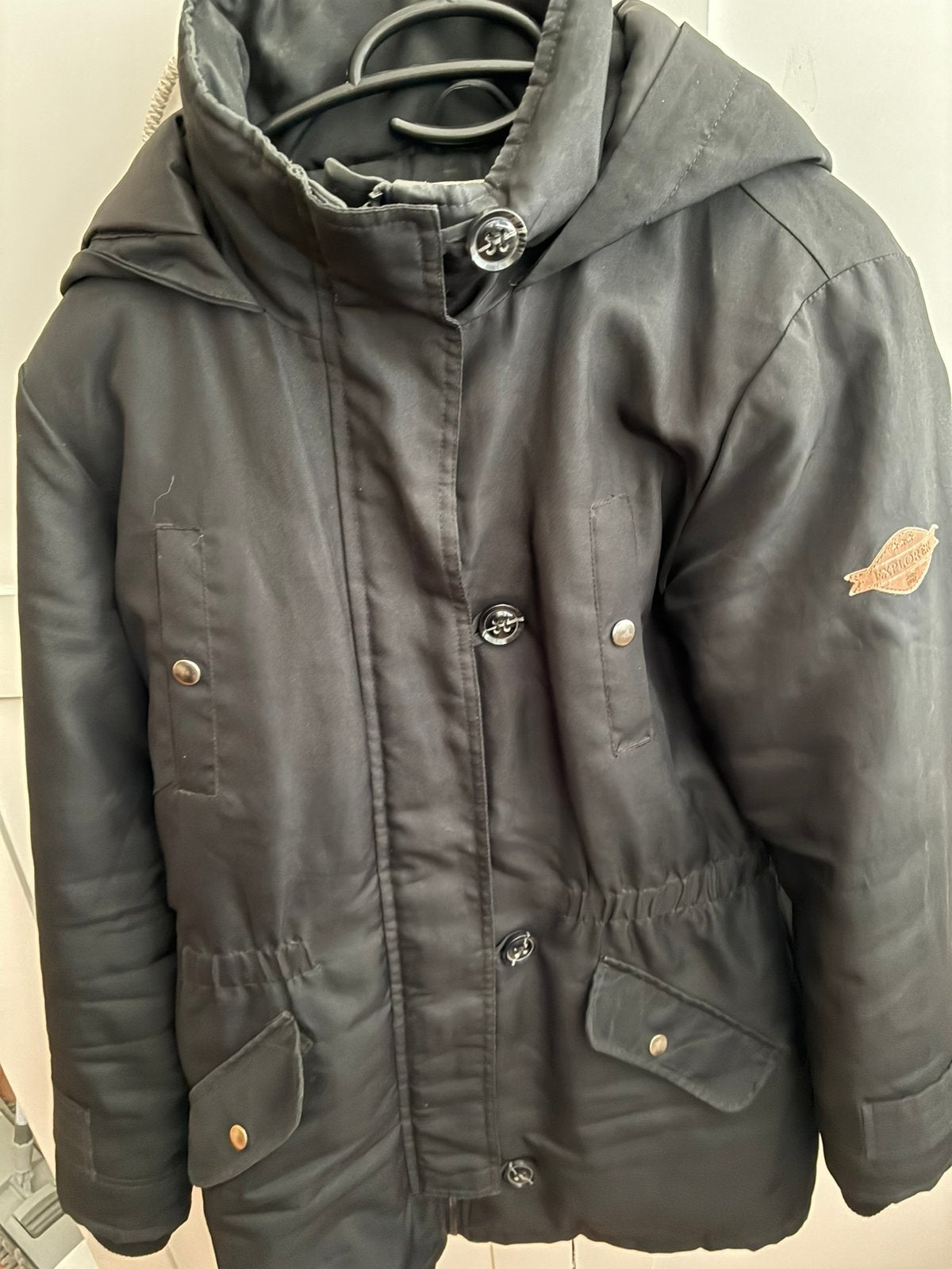 Mooie zwarte jas van vero moda, Ophalen of Verzenden, Gedragen, Maat 38/40 (M), Zwart