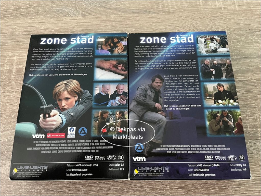 Dvd's Zone Stad / Zonestad - Seizoen 1 t/m 8, Cd's en Dvd's, Dvd's | Tv en Series, Gebruikt, Vanaf 12 jaar, Ophalen of Verzenden