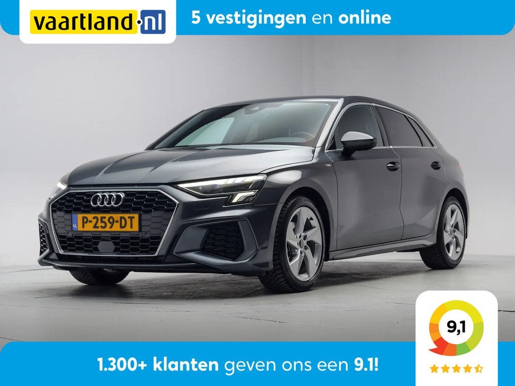 Audi A3 30 TFSI Sportback S Line edition Aut. [ Apple / Andr, Automaat, Gebruikt, 23 km/l, Bedrijf