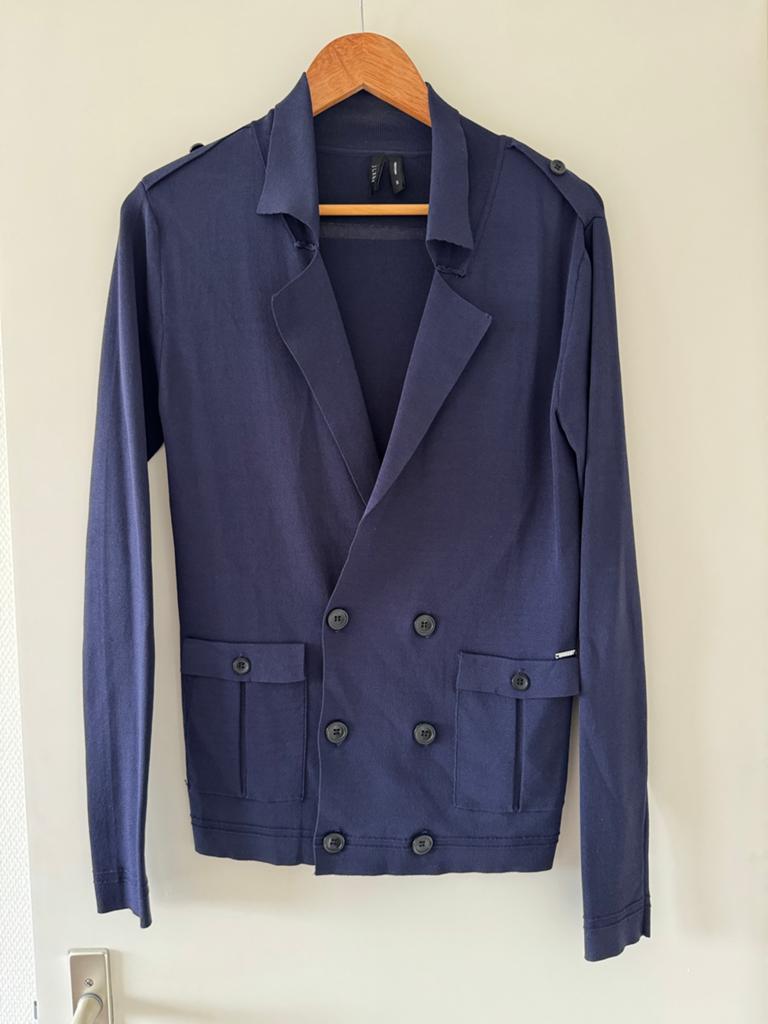 Jacky Luxury Vest Blauw Maat S, Ophalen of Verzenden, Zo goed als nieuw, Maat 46 (S) of kleiner, Blauw
