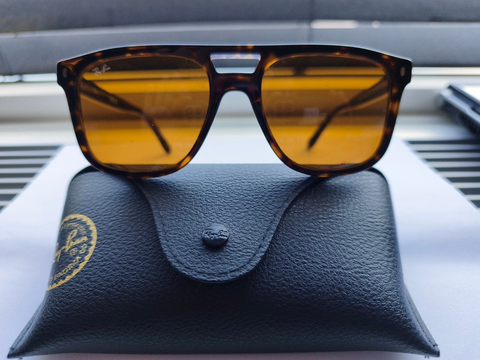Ray-Ban RB2213 Zonnebril - Bruin Havana, Ophalen of Verzenden