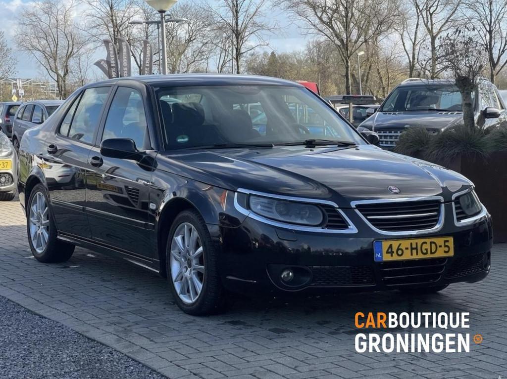 Saab 9-5 2.0t Griffin | AUTOMAAT | NIEUWE APK | CLIMA | STOE, 4 cilinders, 150 pk, 1505 kg, Zwart
