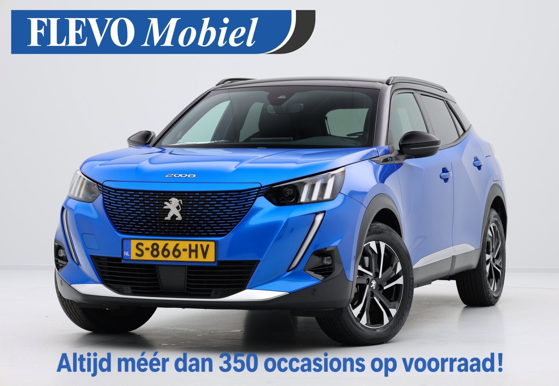 Peugeot E-2008 EV GT 50 kWh Aut. Half-Leder|1e Eig!|Navi|Cli, 136 pk, Gebruikt, Leder en Stof, Origineel Nederlands