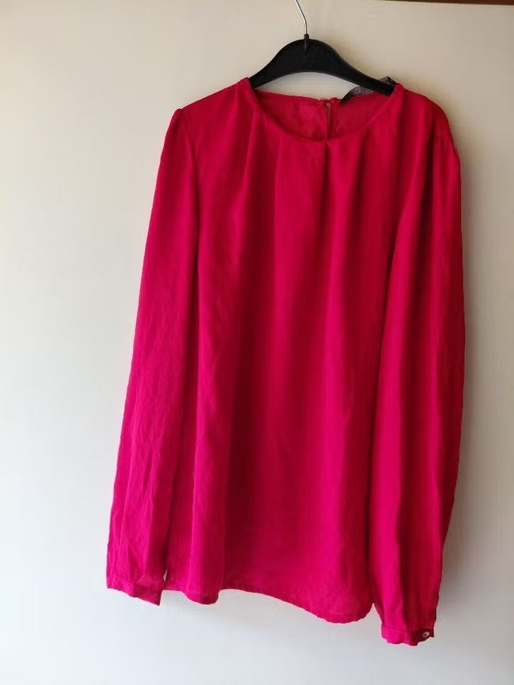 Rode blouse, Verzenden, Zo goed als nieuw, Maat 36 (S), Rood