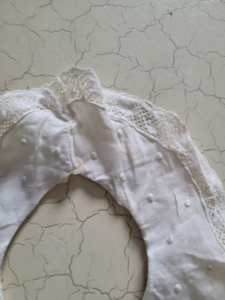 Antiek hand gemaakt kinder kraagje, Antiek en Kunst, Antiek | Kleding en Accessoires, Ophalen of Verzenden, Kinderen, Vintage antiek oud