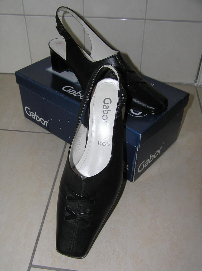 Schoenen voor dame`s - Gabor maat 6 1/2 G - maat 40 - zwart, Pumps, Zwart, Gabor, Nieuw