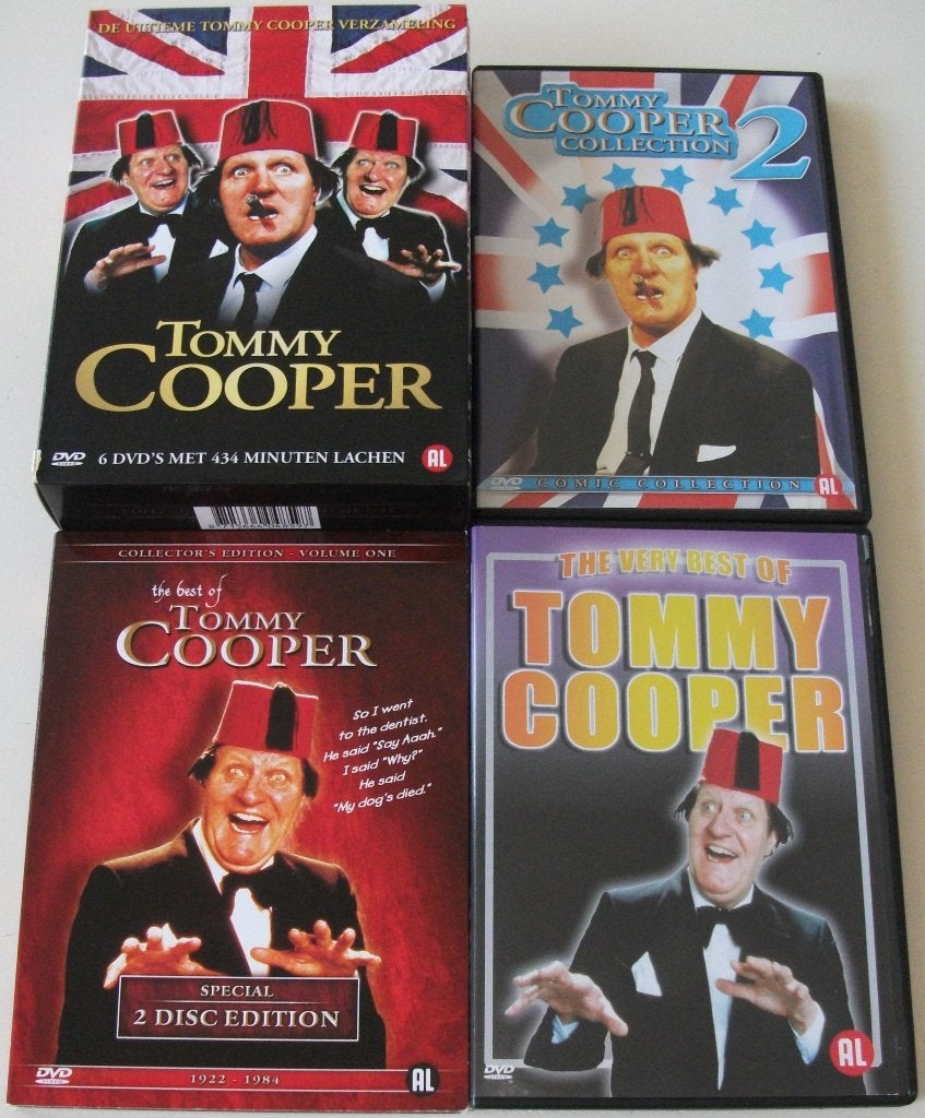 Dvd *** TOMMY COOPER *** 4 stuks, Engels, Alle leeftijden, Nederlands, Ophalen of Verzenden