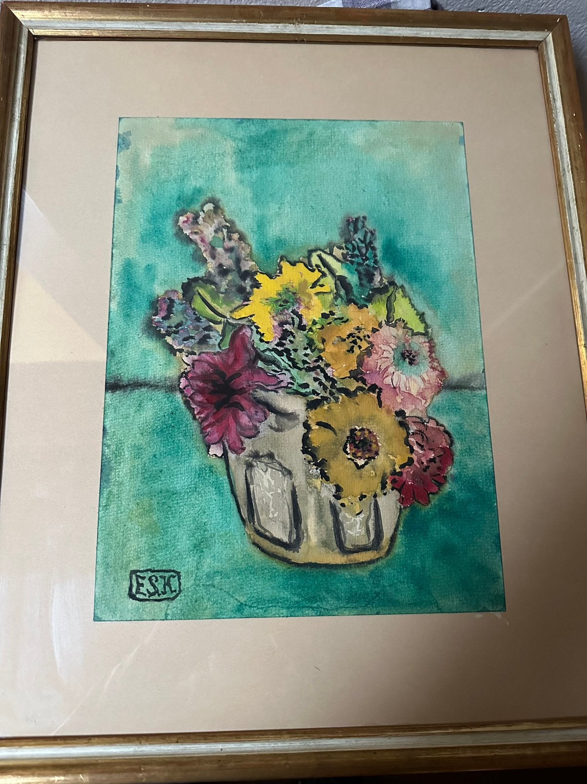 2 x Aquarell Etie Senffleben- Krull (1901-1988), Ophalen
