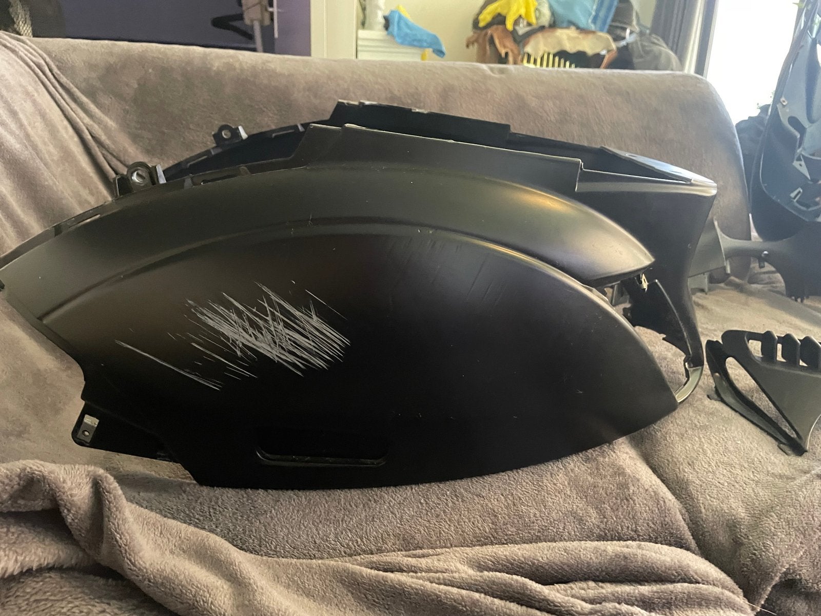 Zip SP Kappen met valschade (zie foto 1), Ophalen of Verzenden, Gebruikt, Kap, Piaggio
