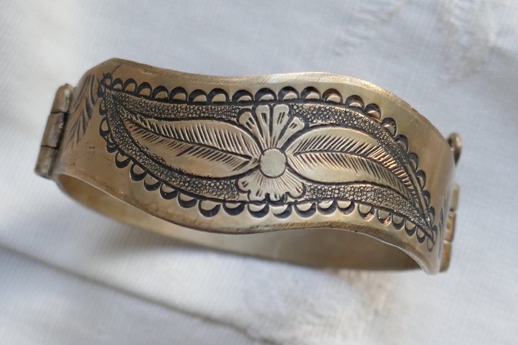 Navajo Armband, Sieraden, Tassen en Uiterlijk, Verzenden, Zo goed als nieuw, Goud, Overige materialen