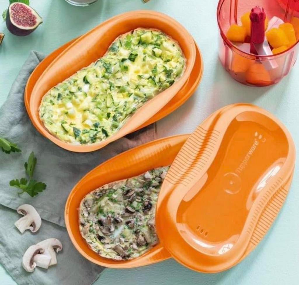 Tupperware omeletmaker magnetron bakje voorraad, Ophalen of Verzenden, Nieuw, Bak of Kom