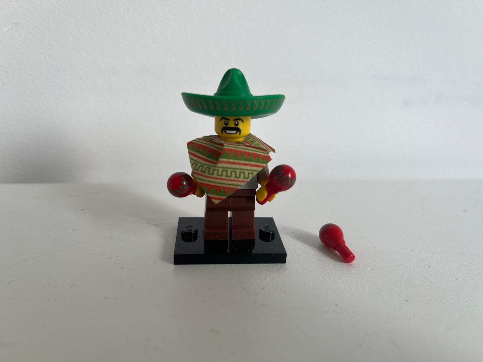 LEGO Minifigure series 2 Mariachi / Maraca Man (Compleet), Lego, Ophalen of Verzenden, Zo goed als nieuw, Minifiguren serie