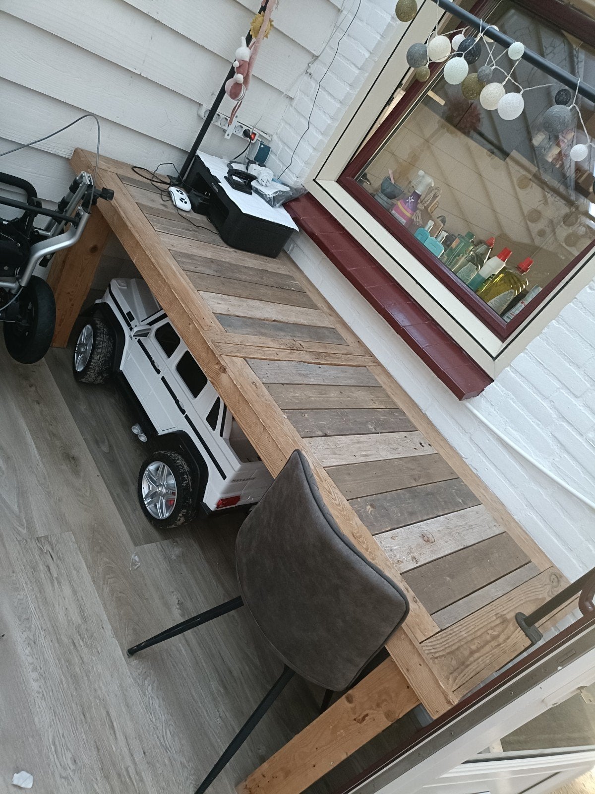 Houten eethoek, Huis en Inrichting, Complete inboedels, Ophalen