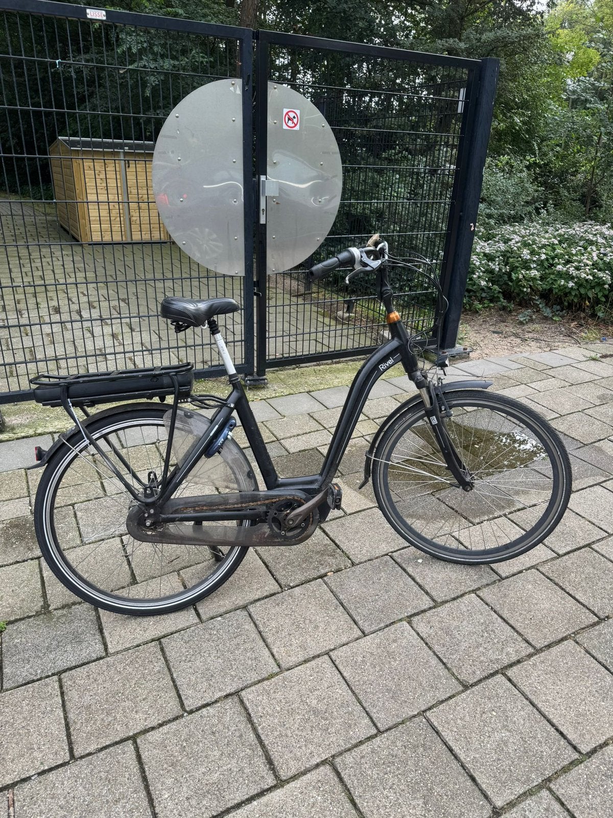 Rivel middenmotor met gebroken bout trapas, Gebruikt, Versnellingen, 56 cm of meer, Ophalen