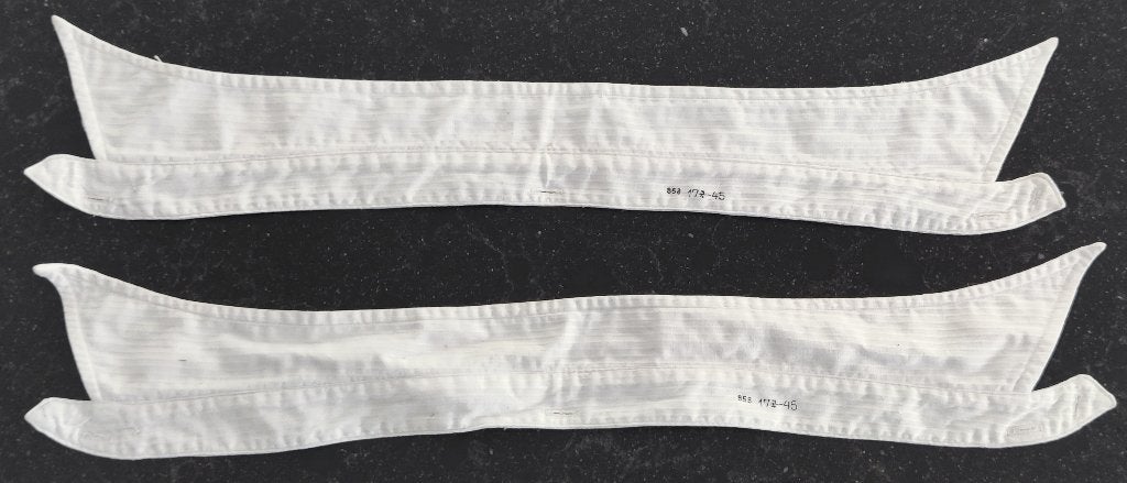 2 x antieke boord / afneembare kraag  circa 1900 – 1930, Ophalen of Verzenden