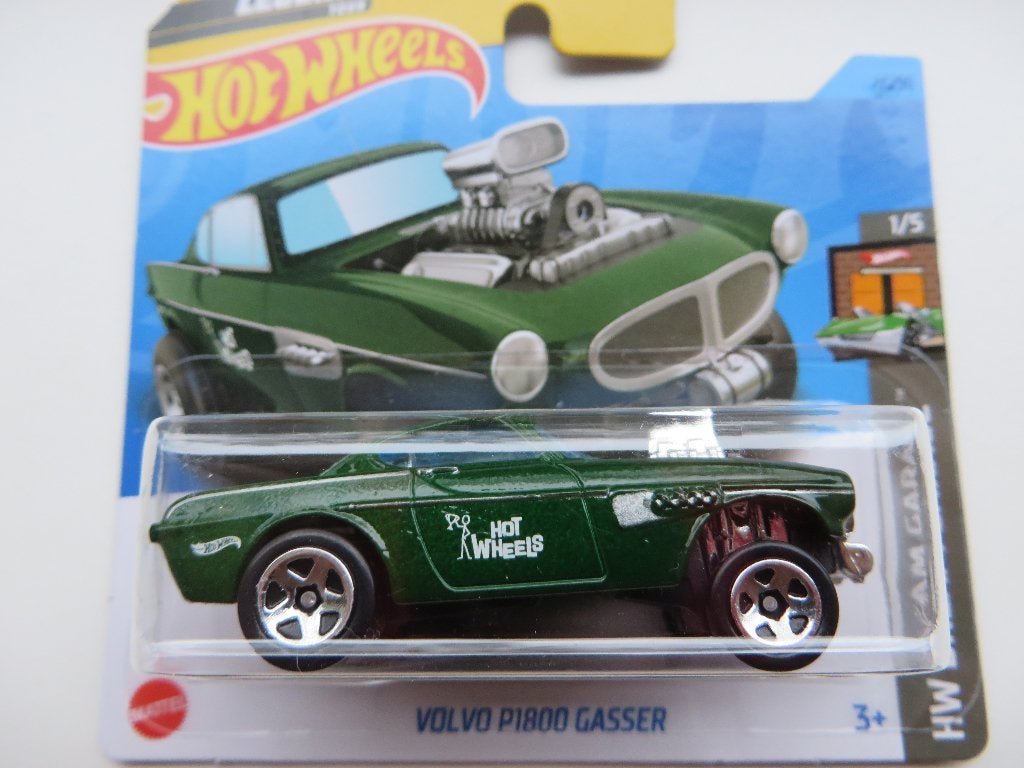 Hotwheels Volvo P1800 Gasser, Blauw, Rood of Groen, Ophalen of Verzenden, Nieuw, Auto
