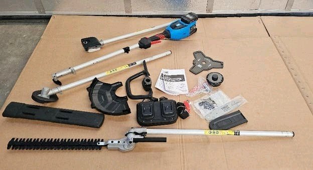 HBM 4 in 1 multifunctionele tuinmachine 40 Volt, Ophalen, Zo goed als nieuw, Overige soorten