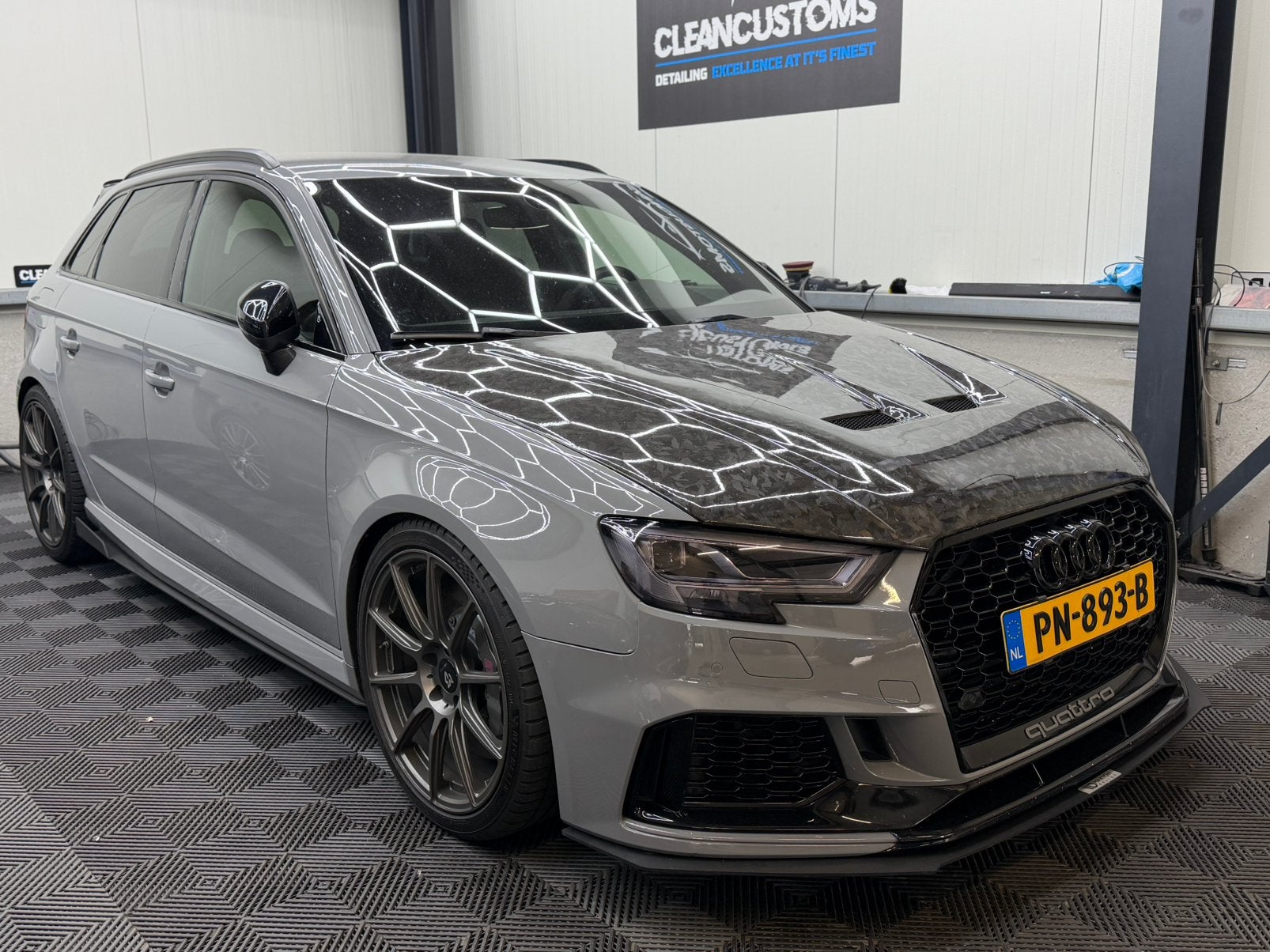 Audi A3 RS3 2.5 Tfsi 1000PK DVX Big Turbo Nardo NAP Uniek!!!, Auto's, Automaat, Euro 5, Lichtsensor, Dealer onderhouden