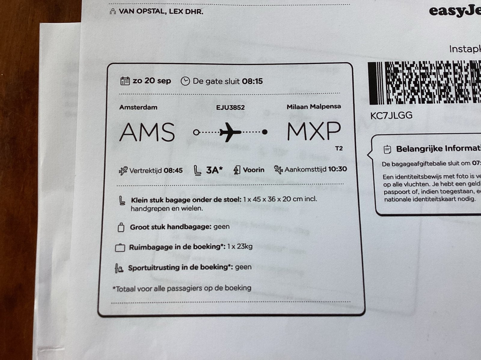 Vliegtickets, Tickets en Kaartjes, Twee personen, Vliegtuig, Buitenland