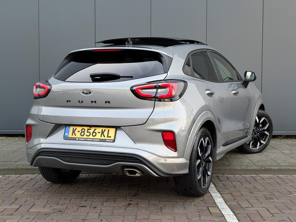 Ford Puma 1.0 EcoBoost ST-Line X | Apple-Android | Schuif-Ka, Auto's, Ford, 125 pk, 1226 kg, Leder en Stof, Origineel Nederlands