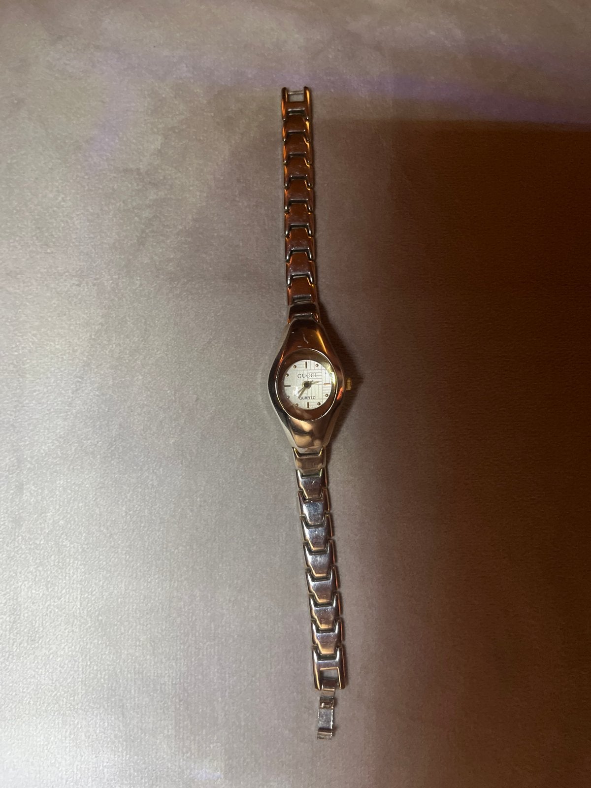 Gucci Polshorloge - Elegant en Tijdloos Design, Ophalen of Verzenden, Gebruikt, Staal, Polshorloge